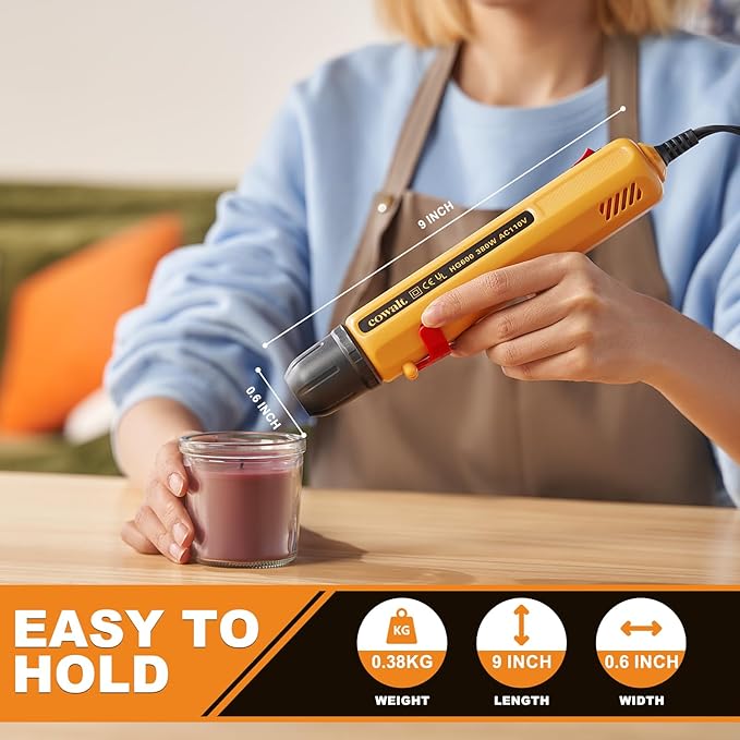 Mini Heat Gun 380W – Dual Temp Hot Air Tool - Image 2