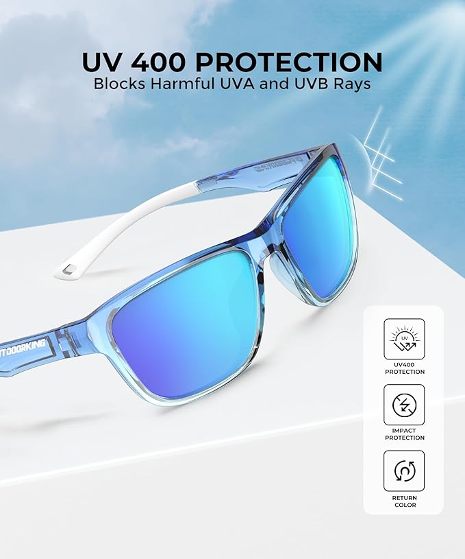 Polarized Running Sunglasses for Women Mens Sun Glasses for Cycling Fishing Driving Golf UV Protection