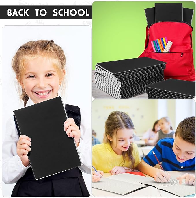 Handepo 100 Pack Composition Notebooks A5/A6 Ruled Lined Composition Kraft - Image 6