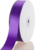 1 Inch Purple Ribbon, 50 Yards Craft Polyester Satin Ribbon Perfect by Unknown