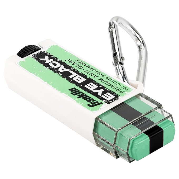 Franklin Sports Eye Black Stick - Baseball Softball + Football Eye Black for Kids + Adults - Sun Glare Reduction - Mint/Black