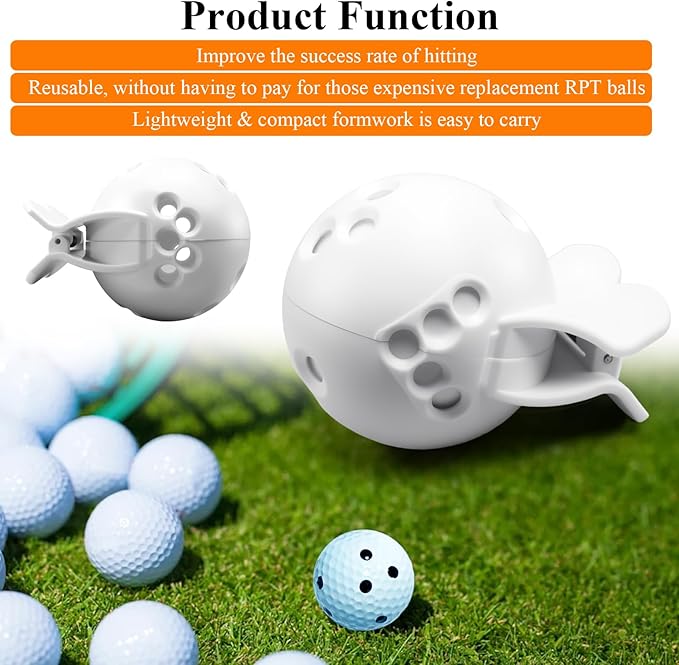 Golf Ball Marker Template, Compatible with Rapsodo MLM2PRO Mobile Launch Monitor, Golf Ball Alignment and Identification Tool, Lightweight and Portable, Long-Lasting Durability