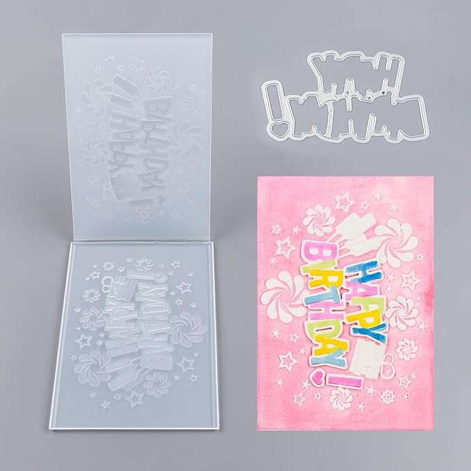BAOFALI3D Embossing Folder and Metal Die Set by BAOFALI