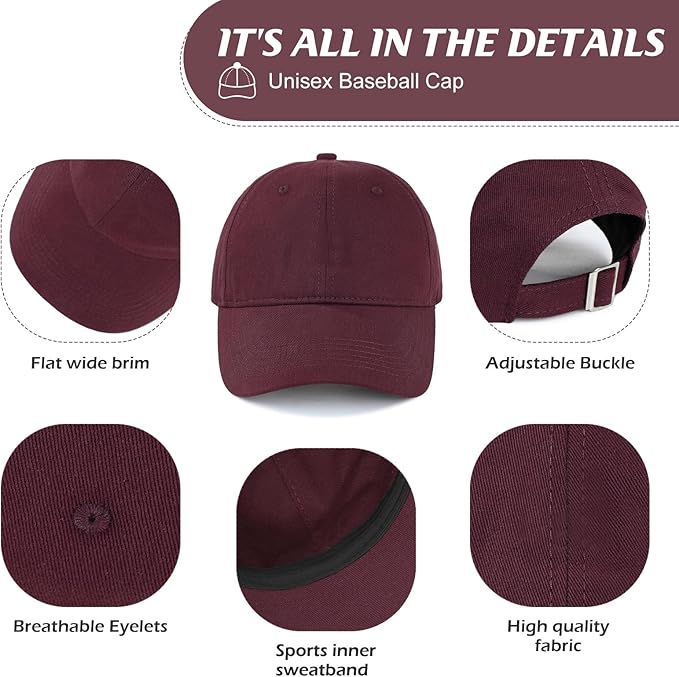 Baseball Cap for Women Men Golf Tennis Baseball Hat Youth Running hat Ponytail Cute Summer Ball Cap