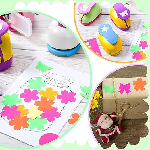 CHENGU 16 Pcs Craft Holes Punch Paper Punchers Scrapbook Punches - Image 6