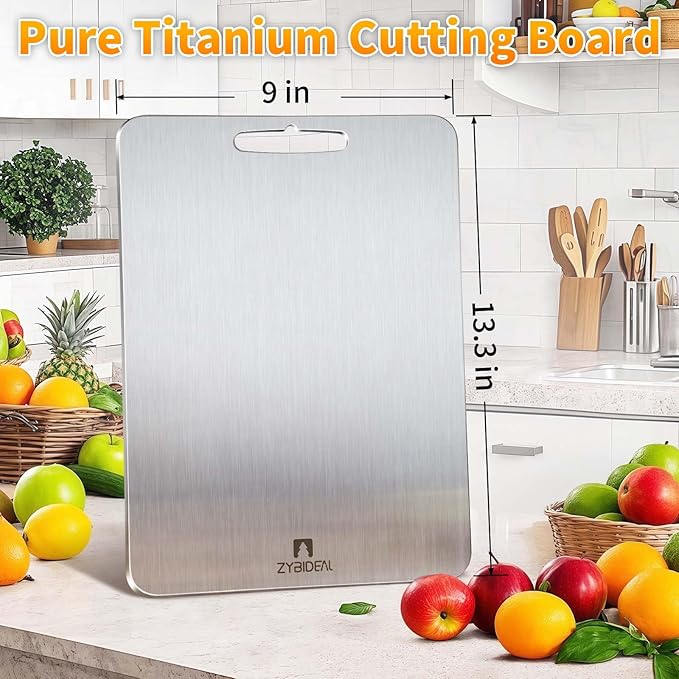 Pure Titanium Cutting Board, Stainless Cutting Boards - Image 2