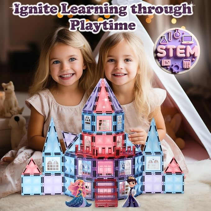 Frozen Magnetic Tiles 3 Year Old Girl Gifts 5 Year Old 4 Year Old Girl Birthday - Image 5