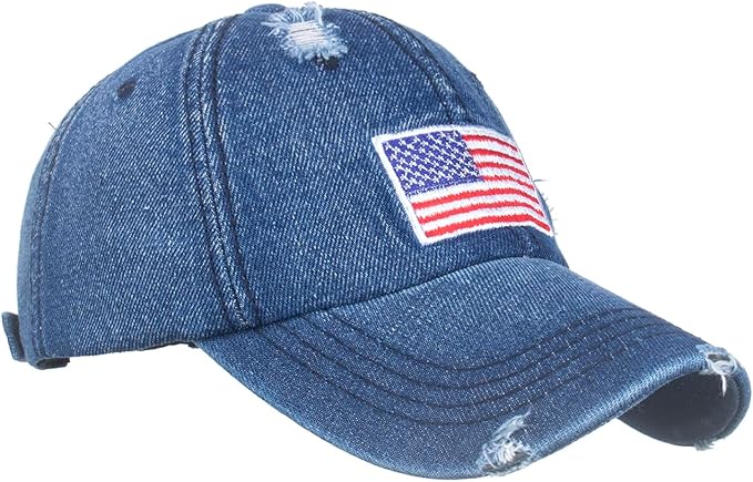 USA Flag Baseball Cap American Patriotic Trucker Hat Father Dad Mother Mom Adjustable Sportswear Hat for Men Women Adults