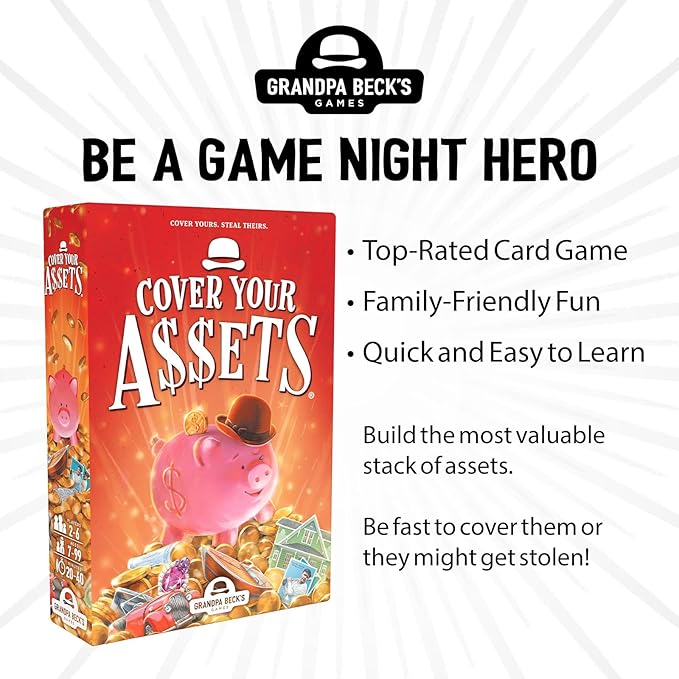 Grandpa Beck's Games Cover Your Assets Card Game | from The Creators of Skull - Image 3
