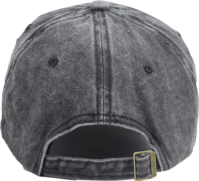 Barn Hair Don't Care Hat, Embroidered Adjustable Wash Cotton Baseball Cap, Horse Lovers Gifts for Women Men