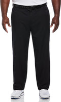 PGA Tour Men's Flat Front Golf Pant with Expandable Waistband