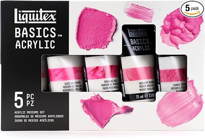 Liquitex BASICS Acrylic Medium Starter Set by Liquitex