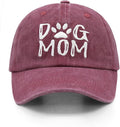 Waldeal Women's Embroidered Dog Mom Hat Adjustable Denim Baseball Cap