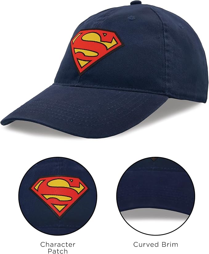 ABG Accessories Superman Hats for Men Baseball Cap