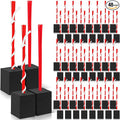 Shappy 48 Pcs Base Plugs Baseball Base Anchors with Tassel Heavy Duty Rubber Plug Dig Tools for Baseball Field Softball Drill