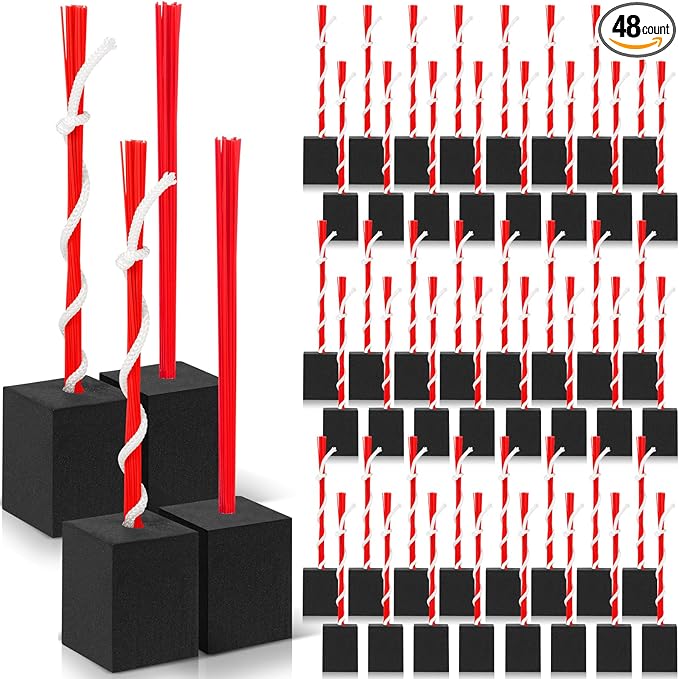 Shappy 48 Pcs Base Plugs Baseball Base Anchors with Tassel Heavy Duty Rubber Plug Dig Tools for Baseball Field Softball Drill