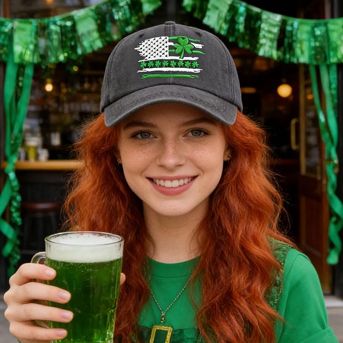 American Flag Patriotic Baseball Cap | Embroidered USA Flag 100% Cotton Adjustable Hat for Men & Women