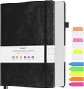 College Ruled Notebook, Large A4 Hardcover Leather Journal, 312 Numbered Pages by OFFIGIFT