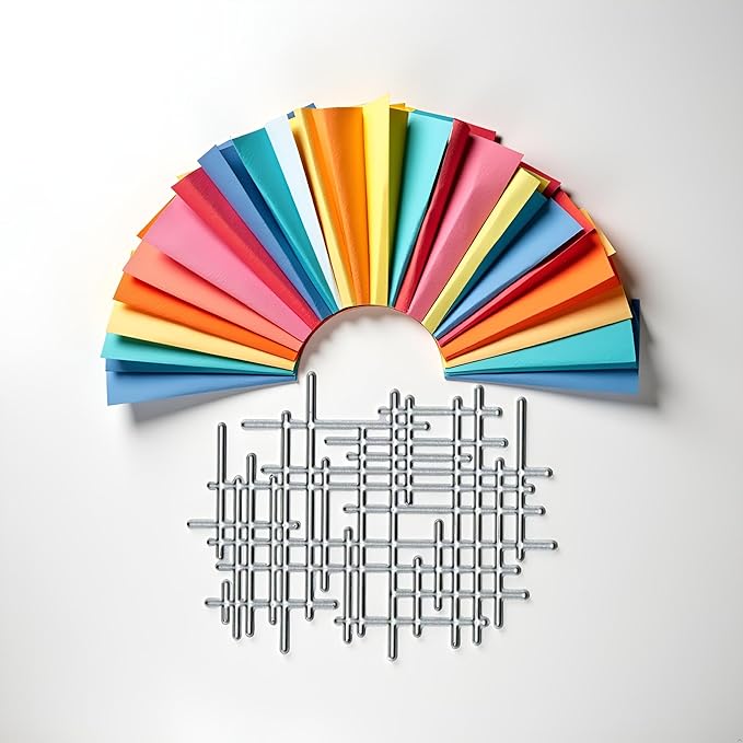 1Pc Silver Irregular Lines Metal Cutting Dies - Image 4