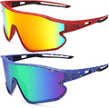 Kids Baseball Sunglasses - Youth Baseball Sunglasses for Boys Girls - Sports Softball Shades Age 6-14