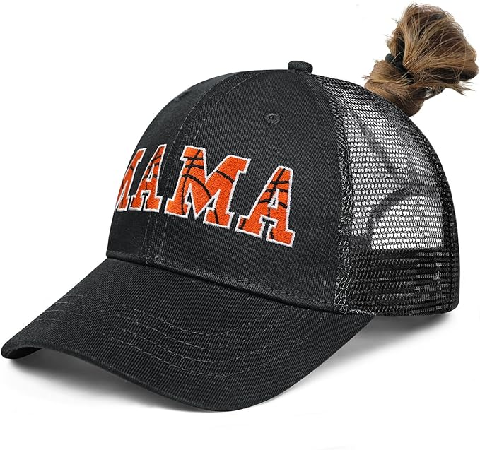 Mama Trucker Hat Mothers Day Birthday Gifts for Mother Mom Mama Embroidered Adjustable Washable Baseball Cap