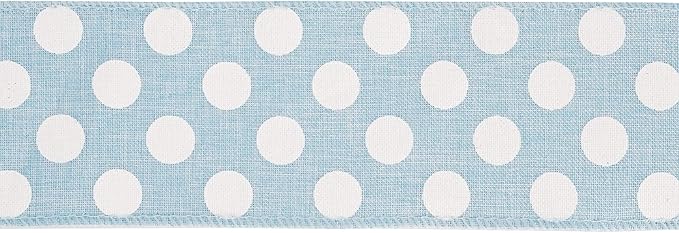 MEEDEE Blue Burlap Ribbon 2.5 Inch - Image 8