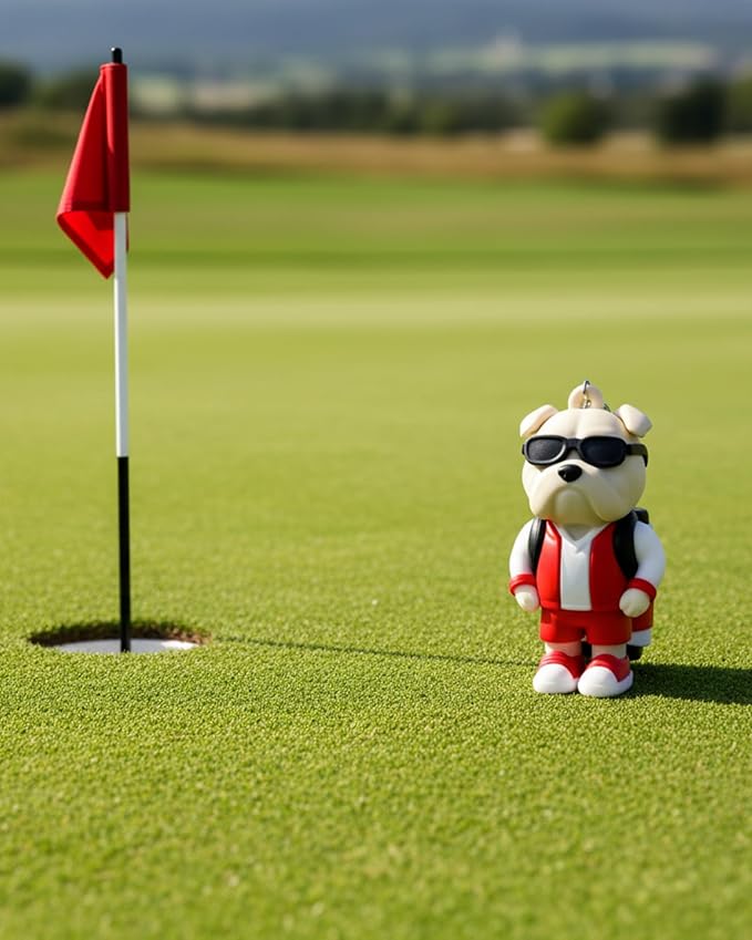 Animal Caddy Golf Tee Holder, Includes 8 Golf Tees, Fun Golf Accessory for Men & Women, Golf Gift