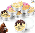 6 Pcs Baseball Glove Conditioner Bulk Strawberry, Chocolate, Vanilla Ice Cream Scented Glove Conditioning 2oz for Baseball, Softball Mitts, Football Leather