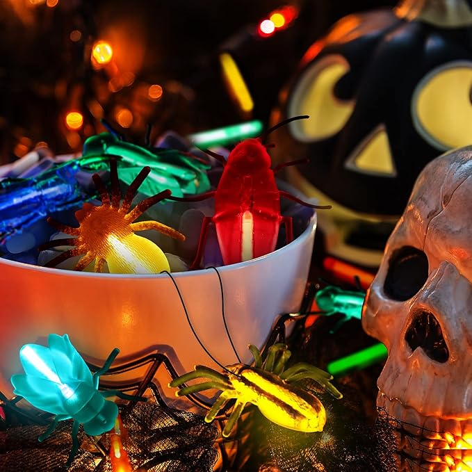 Glow Critters for Halloween Party Favor, Glow in The Dark Toys Set for Kids - Image 8