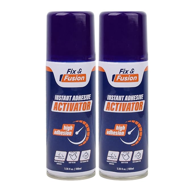 FIX & FUSION Activator Spray, Instant Cure Accelerator by FIXFUSION