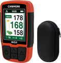 CANMORE HG200 Golf GPS Handheld & Case - Full-Color Display with 41,000+ Essential Golf Course Data and Score Sheet - Water Resistant, Orange