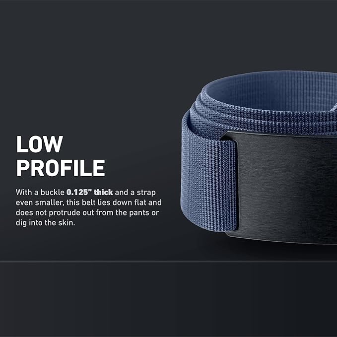 GRIP6 Classic Belt - 1.5-Inch Adjustable Nylon Belts - Versatile Lifestyle and Tactical Belt for Men and Women