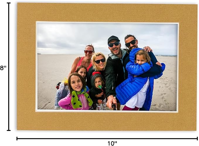 Pack of Ten Acid Free 8x10 Mats Bevel Cut - Image 10