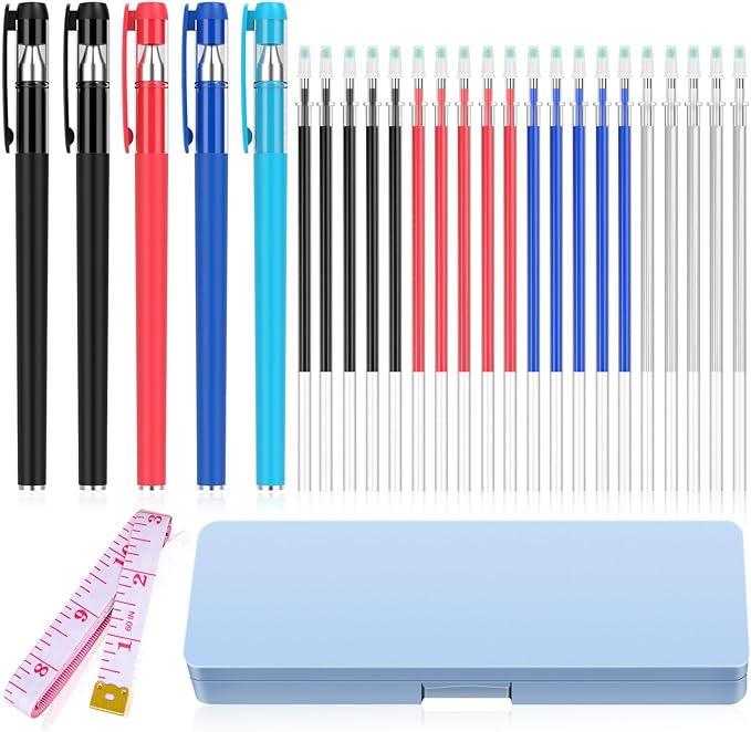 fabric markers for sewing, heat erasable pens for fabric sewing and quilting by WANFRES