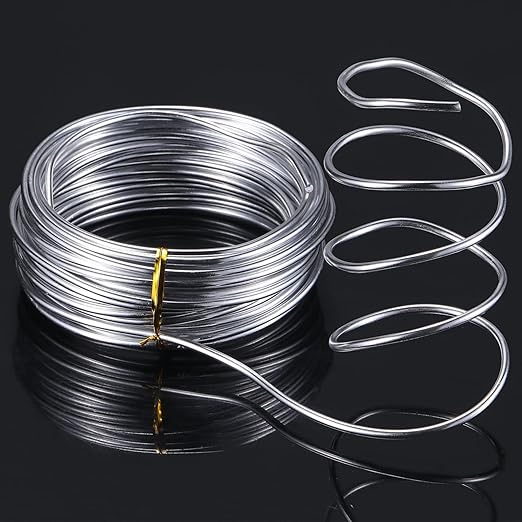 TecUnite Aluminum Craft Wire for Sculpting Armature Bendable Craft Wire for DIY - Image 8