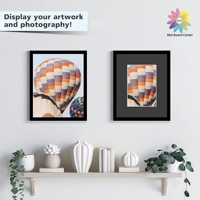 Mat Board Center, 8x10 for 5x7 Black Picture Mat Sets - Image 7