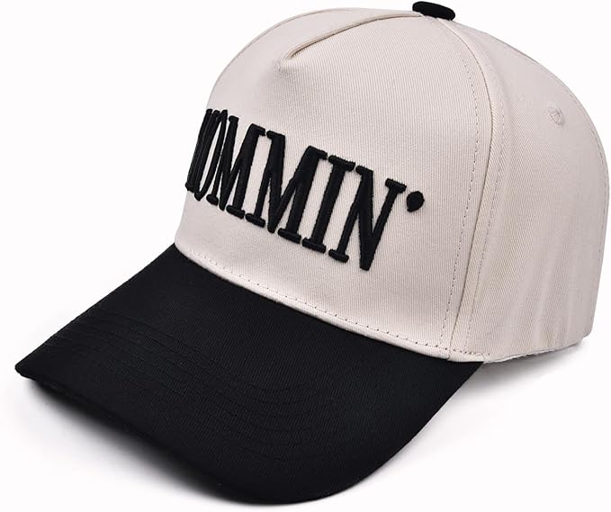 Mommin Trucker Hat,Vintage Two-Tone Women's Baseball Cap with Mama Hat Mothers Day Great Gifts for Mom Wife Stepmom