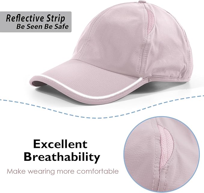 SHINCHIC Womens Ponytail Baseball Cap UPF50+ Waterproof Golf Hat High Bun Pony Cap Breathable Dad Hat for Outdoor