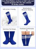 American Trends Kids Toddler Soccer Socks Youth Baseball Softball Football Socks Knee High Accessories for Girls