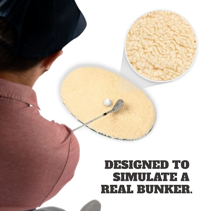 WHYGOLF Bunker Mate - Golf Simulator Bunker Addition, Develop Better Technique and Consistency Out of Bunkers, Improve Golf Bunker Technique from Home with Our Golf Training Aid