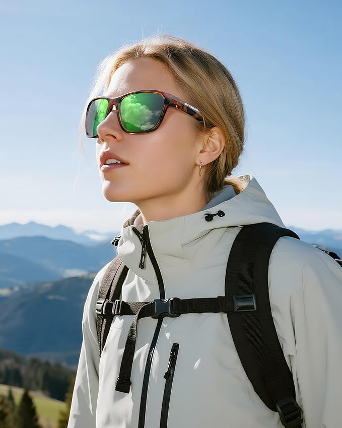 Polarized Running Sunglasses for Women Mens Sun Glasses for Cycling Fishing Driving Golf UV Protection