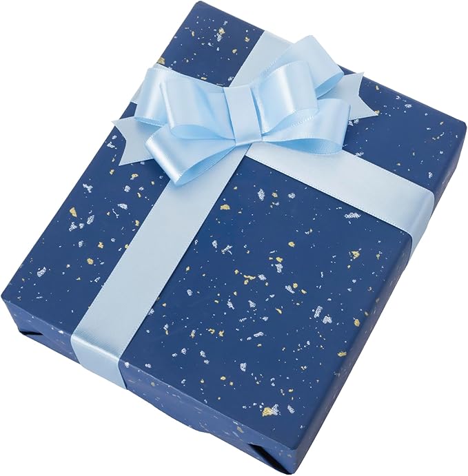 1 Inch Baby Blue Ribbon, 50 Yards Craft Polyester Satin Ribbon Perfect - Image 4