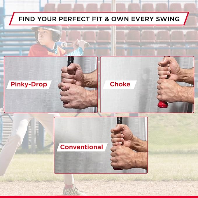 Grip-N-Rip II Softball Bat Taper Non-Slip Ergonomic Grip for Secure Hold Durable & Long-Lasting Easy Installation Fits Most Softball Bats Ideal for Enhanced Comfort & Performance