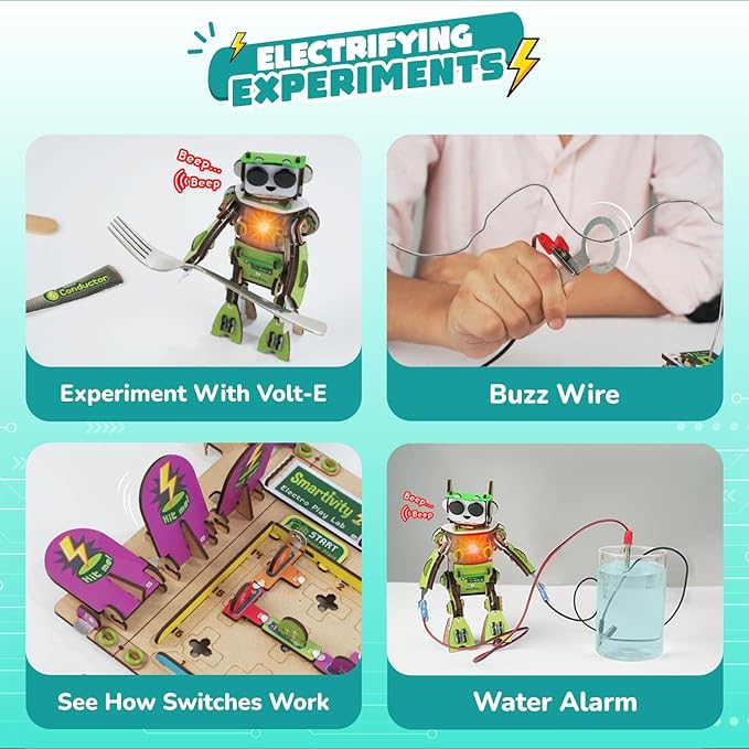 Smartivity Electro Play Lab for Kids Ages 8, 14 Years Old I Electricity Kit - Image 4