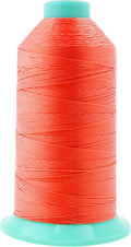 Mandala Crafts Bonded Nylon Thread Coral Heavy Duty Sewing Threads by MandalaCrafts
