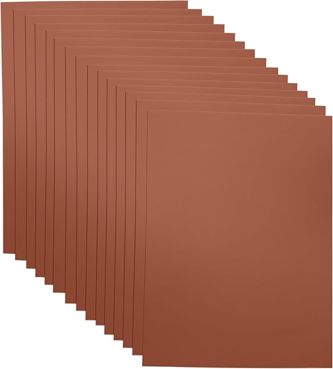 Brown EVA Foam Sheets for Crafts, 15 Pack, 9 x 12 Inch, 2mm Thickness – Ideal by Ader+Products