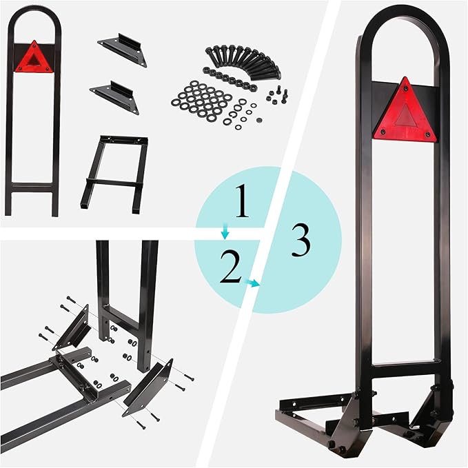 10L0L Universal Golf Cart Rear Seat Safety Grab Bar Fits for Club Car DS Precedent EZGO TXT RXV