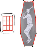 Baseball Softball Batter Dummy,Pitching Target,with Adjustable Strike Zone Attachment,Pitching Aid for Improved Accuracy