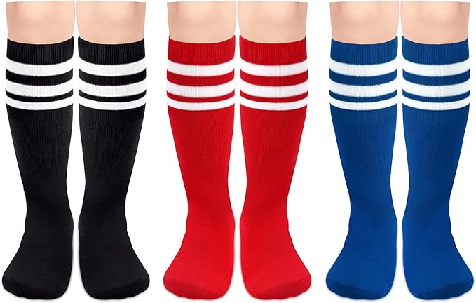 Olreco Toddler Soccer Socks Kids Baseball Socks Youth Softball Sock for Girls Boys Football Sock Boys Athletic Accessories