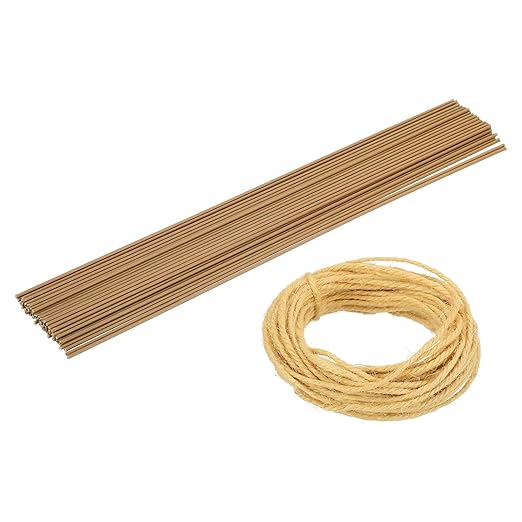 uxcell 50Pcs 2 Gauge Floral Wire, 11.81" Length Flower Stem Wires by uxcell